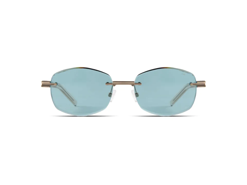 komono-micah-white-gold-matte-teal-sonnenbrille-miles-serie-matte-design-mit-tea image 1