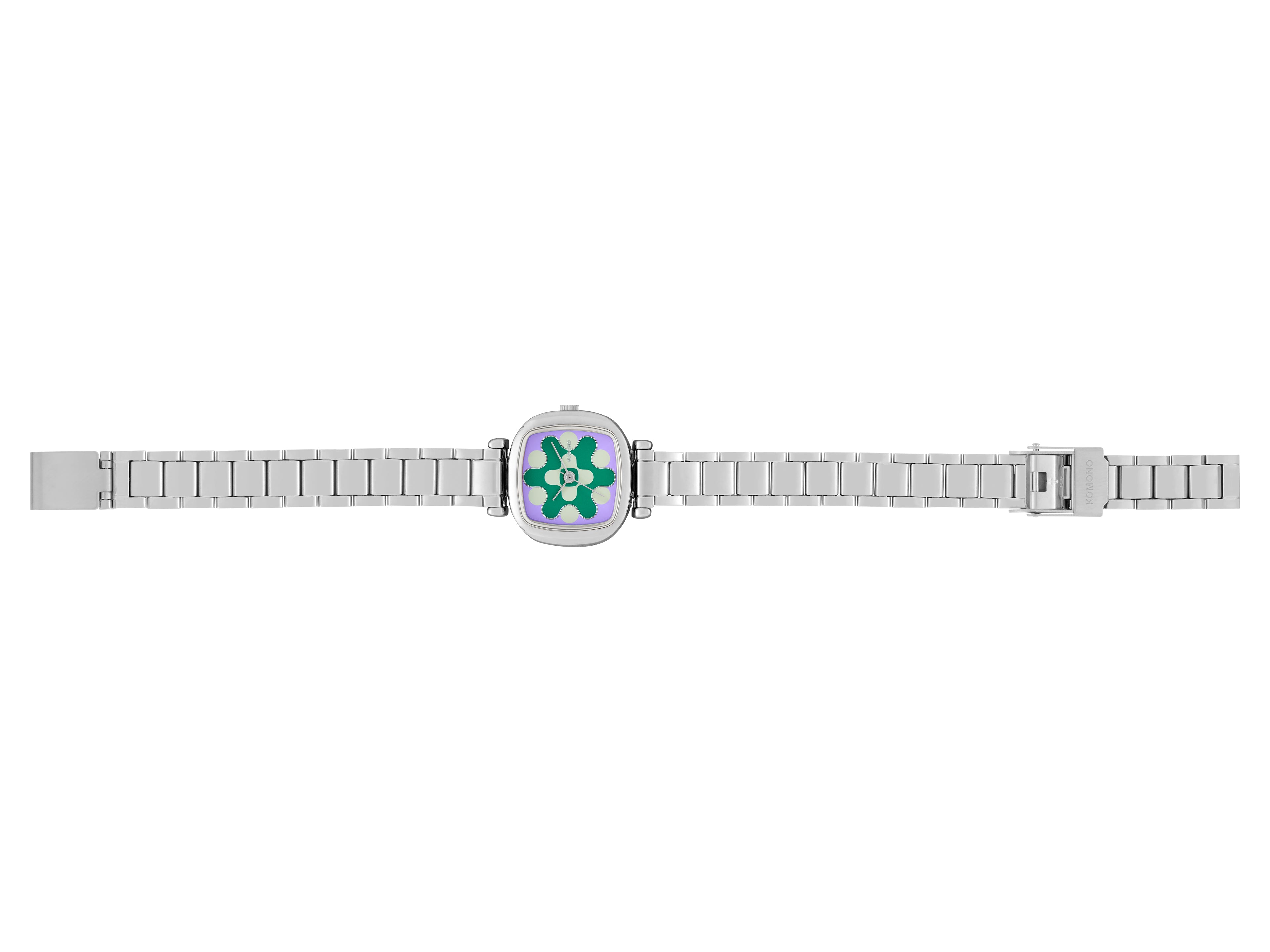 komono-moneypenny-aurora-tire-silver-lilac-damenuhr image 2