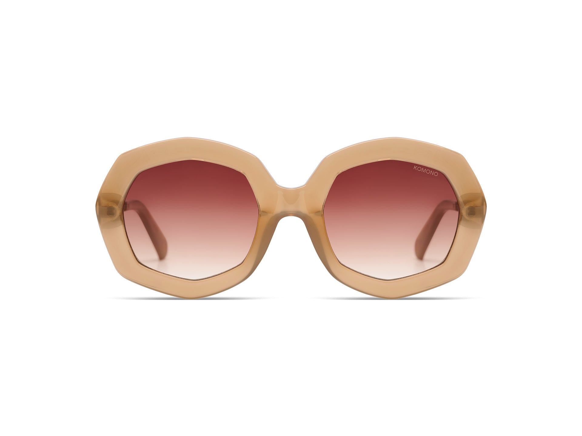 komono-amy-metal-sahara-white-gold-sonnenbrille image 1