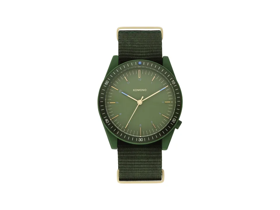 komono-ray-shade-nato-green-sonnenuhren-modell-der-ray-serie image 1