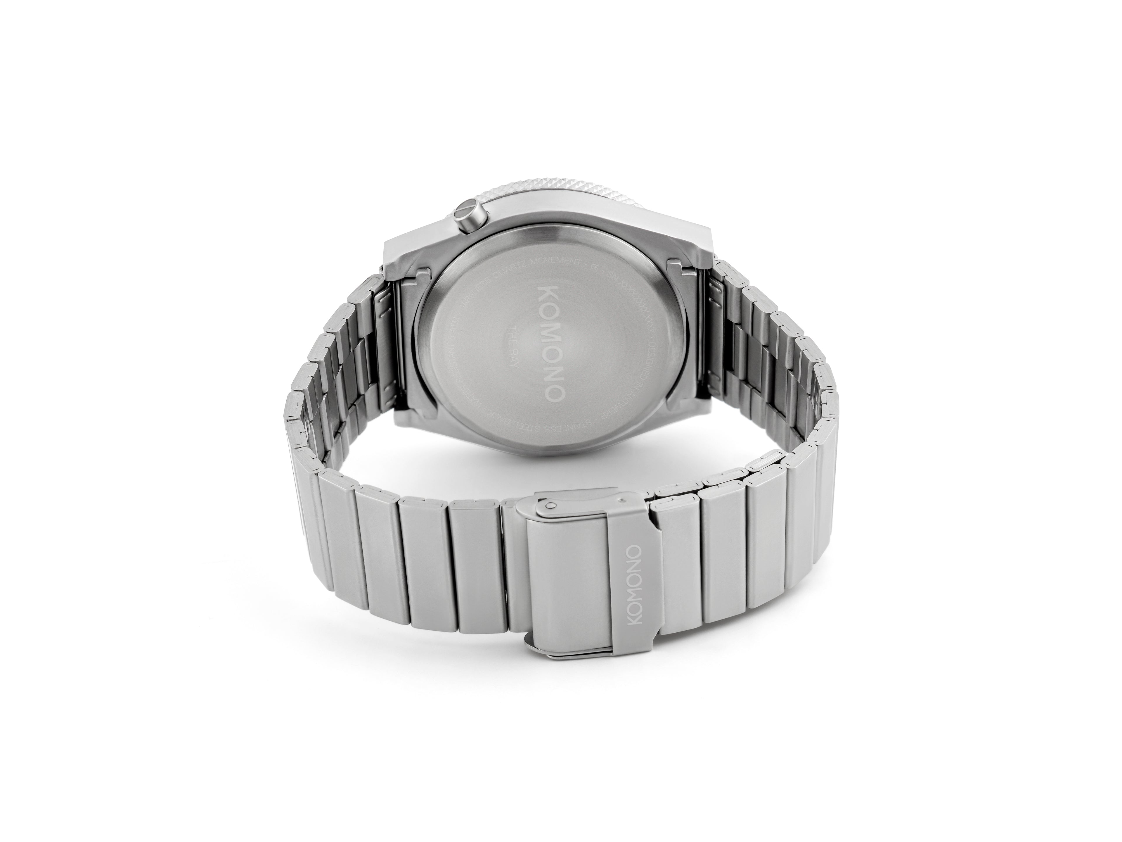 komono-ray-solid-silver-uhr image 3