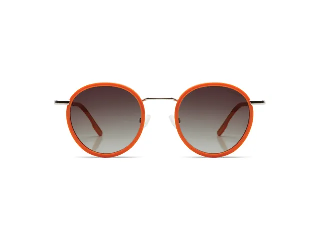 komono-pete-princeton-silver-sonnenbrille-panto-orange-polarisiert-medium image 1