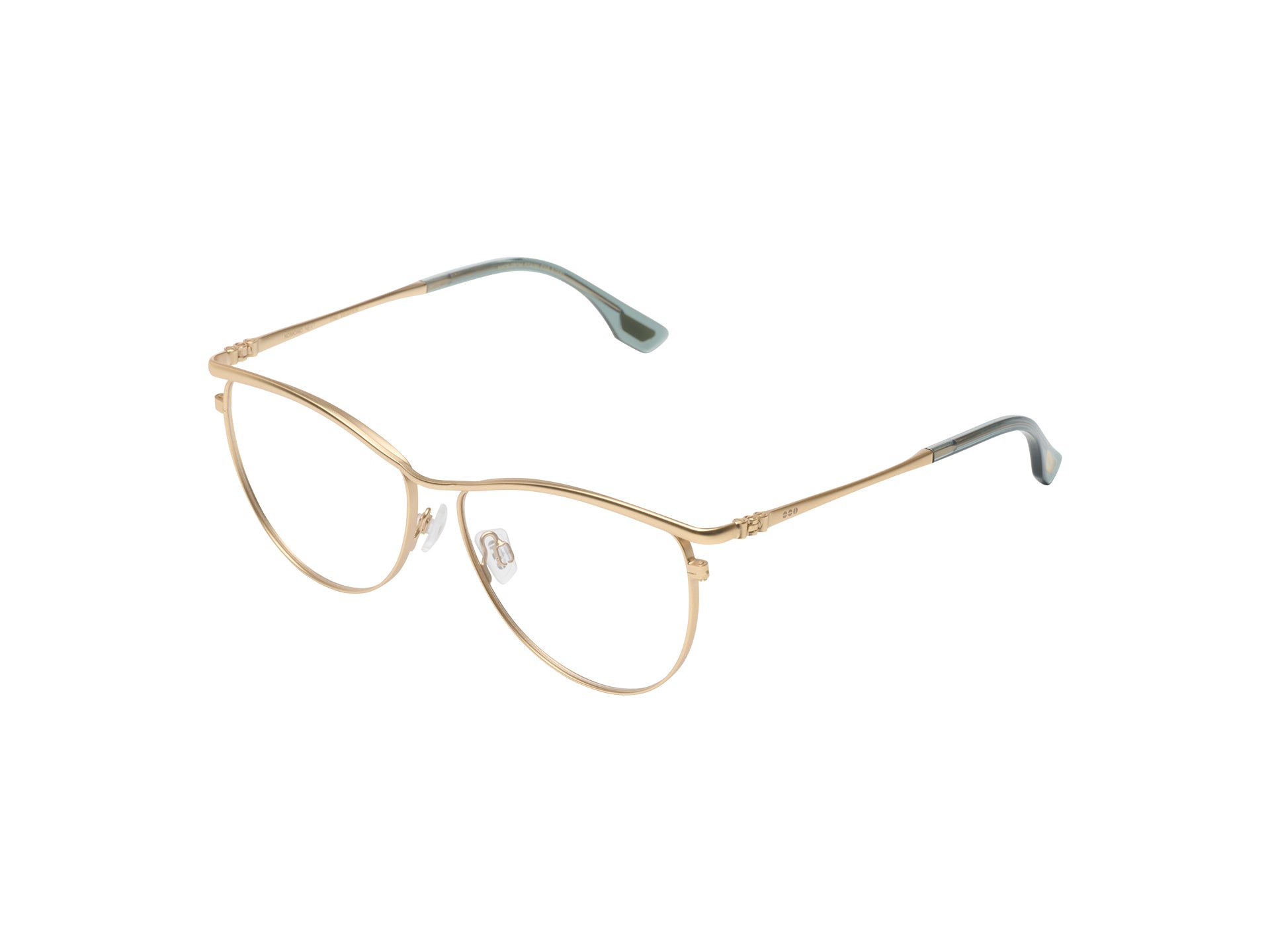 komono-vesper-white-gold-matte-brillenfassung image 2