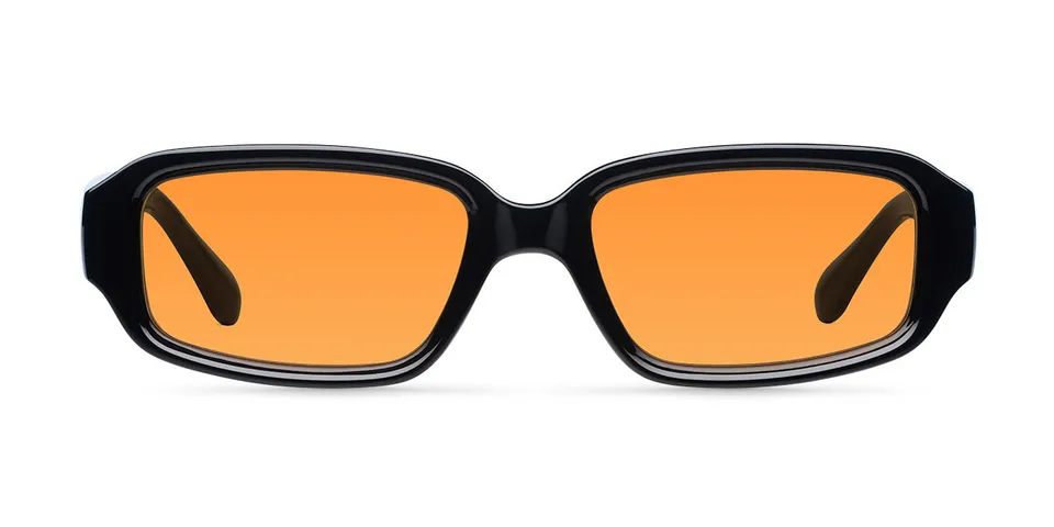 meller-azzi-black-orange-sonnenbrille-rechteckig-geometrisch image 1