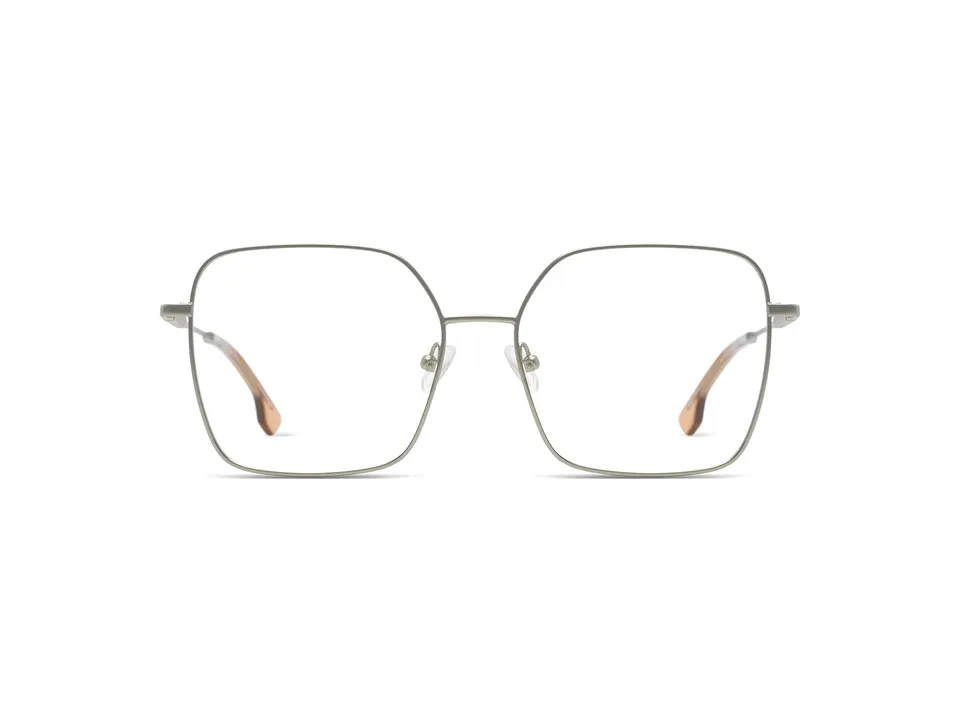 komono-audrey-sonnenbrille-silver-square-oversize image 1