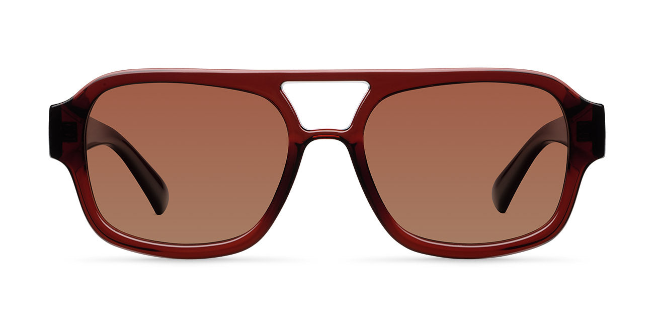 meller-shipo-maroon-brown-oversize-piloten-sonnenbrille image 1