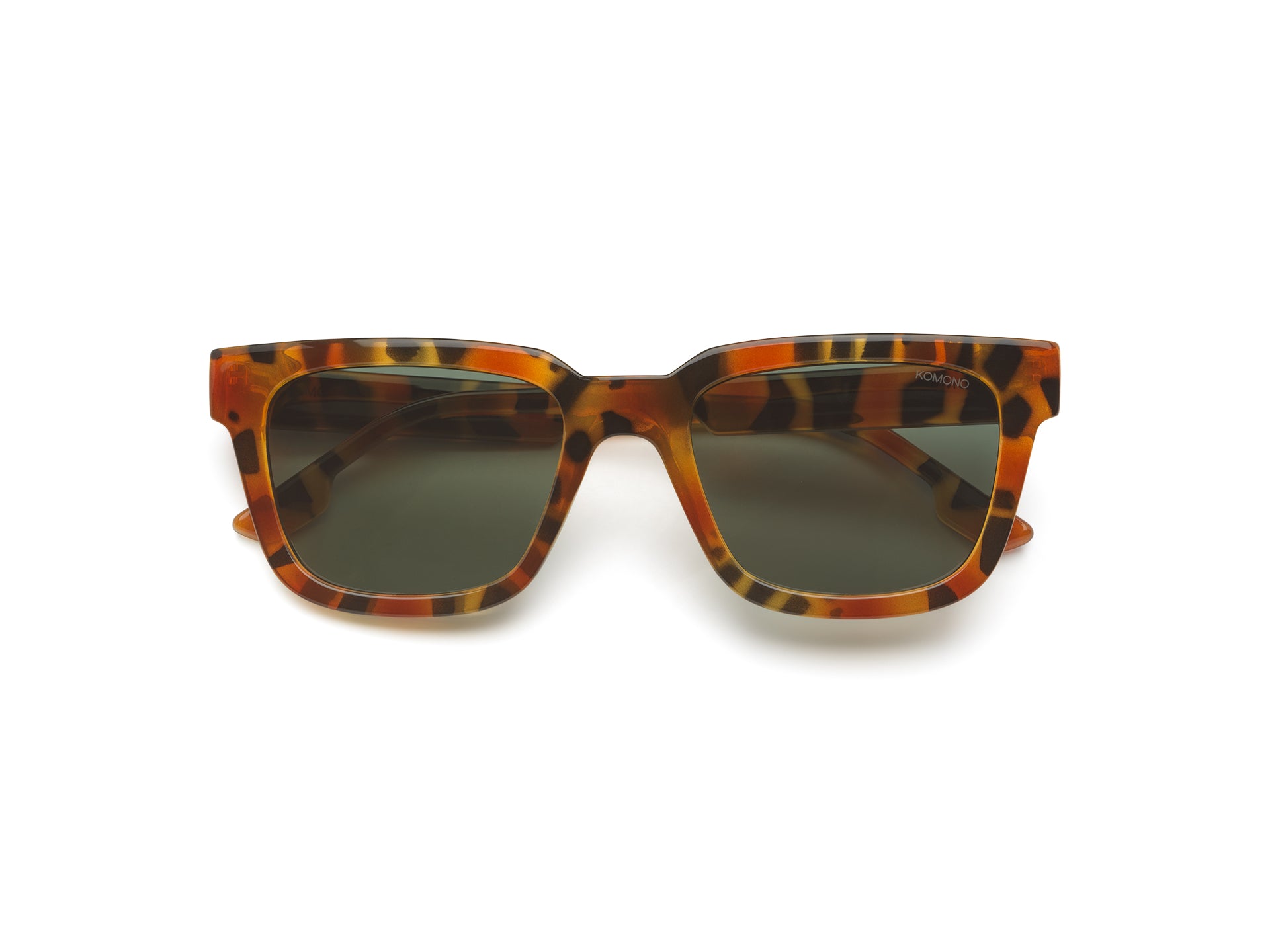 komono-bobby-amber-shell-bio-nylon-sonnenbrille-large-fit-eckig image 2