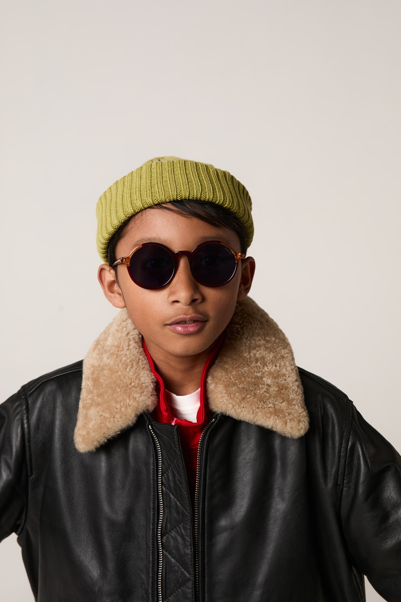 komono-madison-jr-burgundy-coral-kinder-sonnenbrille image 4