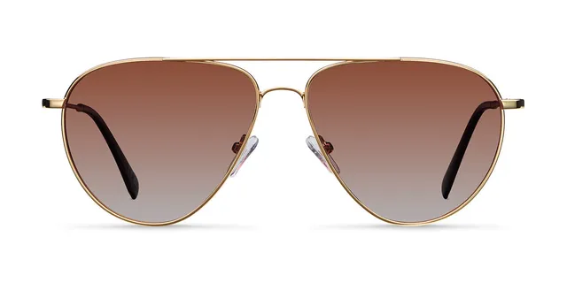 meller-alia-gold-brown-pilotensonnenbrille image 1