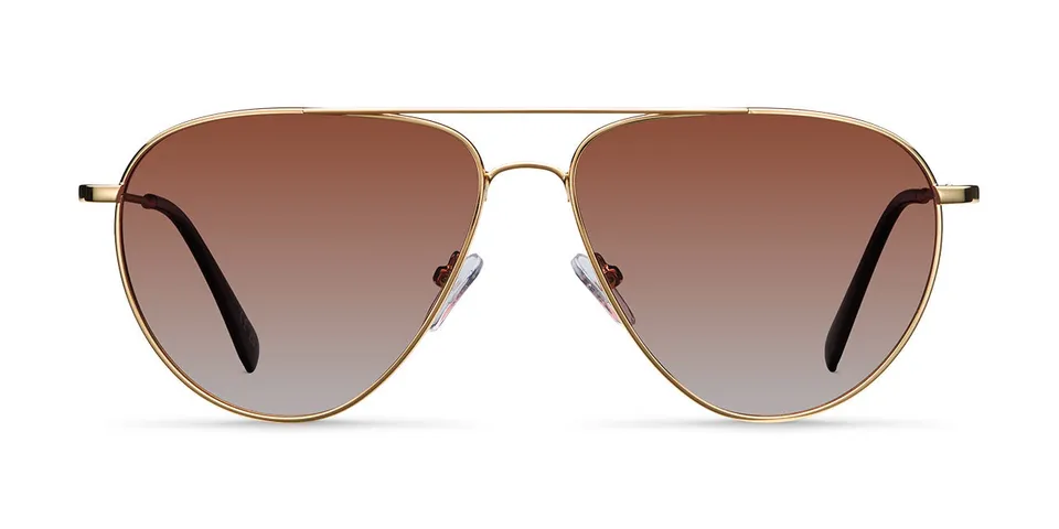 meller-alia-gold-brown-pilotensonnenbrille image 1