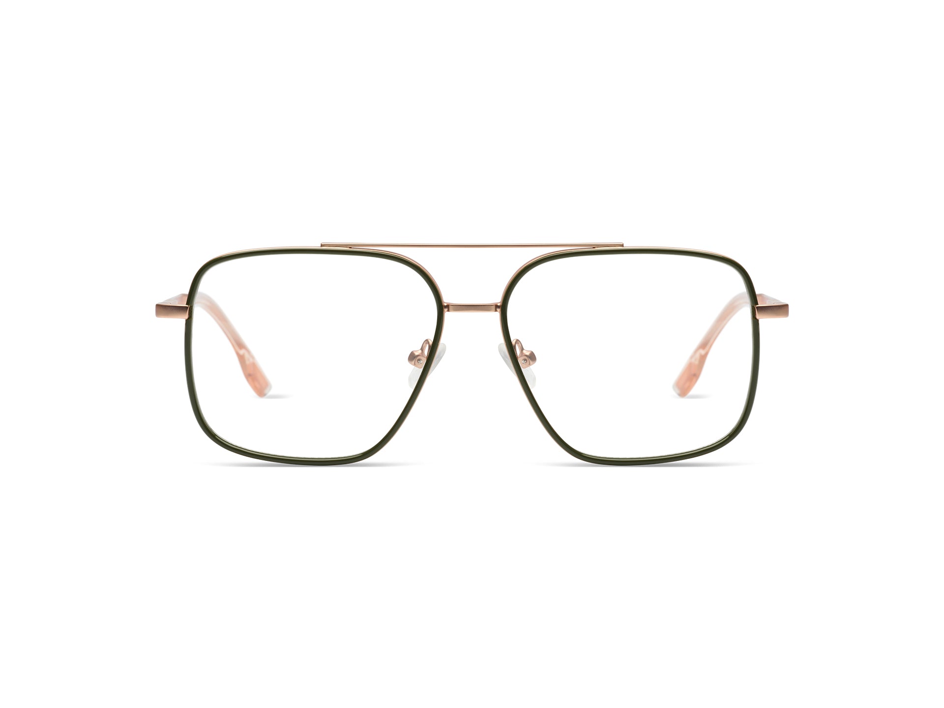 komono-jett-khaki-rose-gold-brille image 1