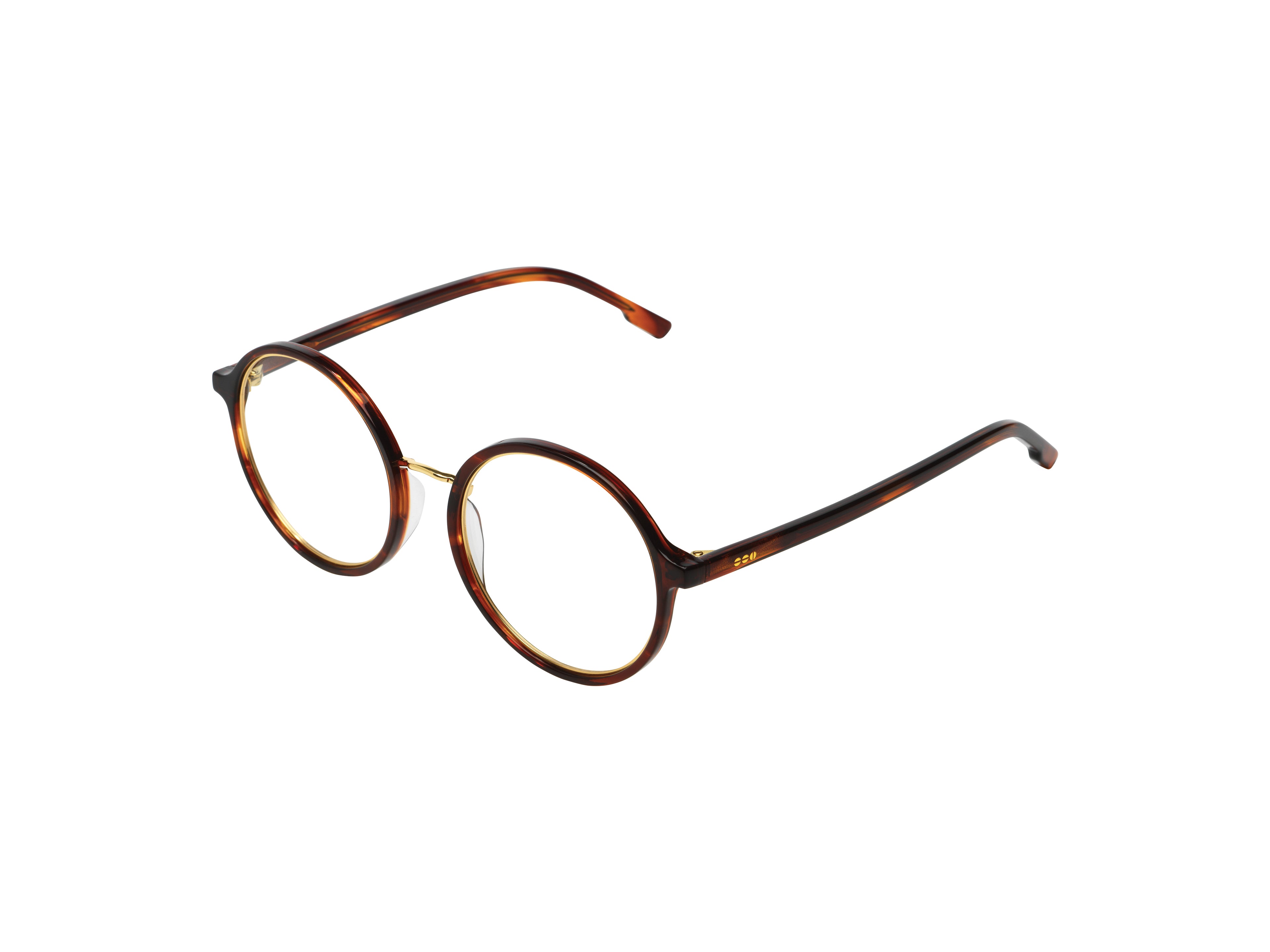 komono-alvie-bourbon-gold-sonnenbrille-runde-metall-acetat-kombination-edelstahl image 2