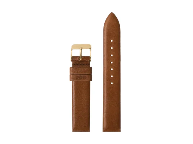 komono-strap-16-cognac-gold-uhrenarmband-echtes-italienisches-leder-16-mm image 1