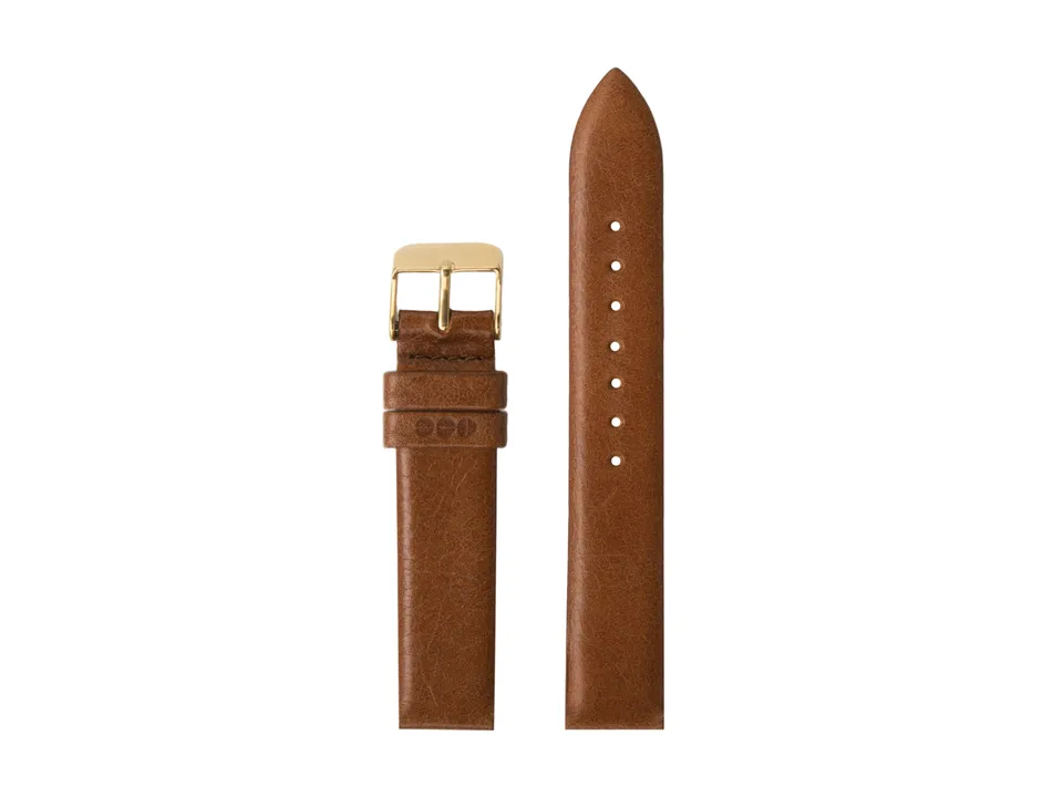 komono-strap-16-cognac-gold-uhrenarmband-echtes-italienisches-leder-16-mm image 1