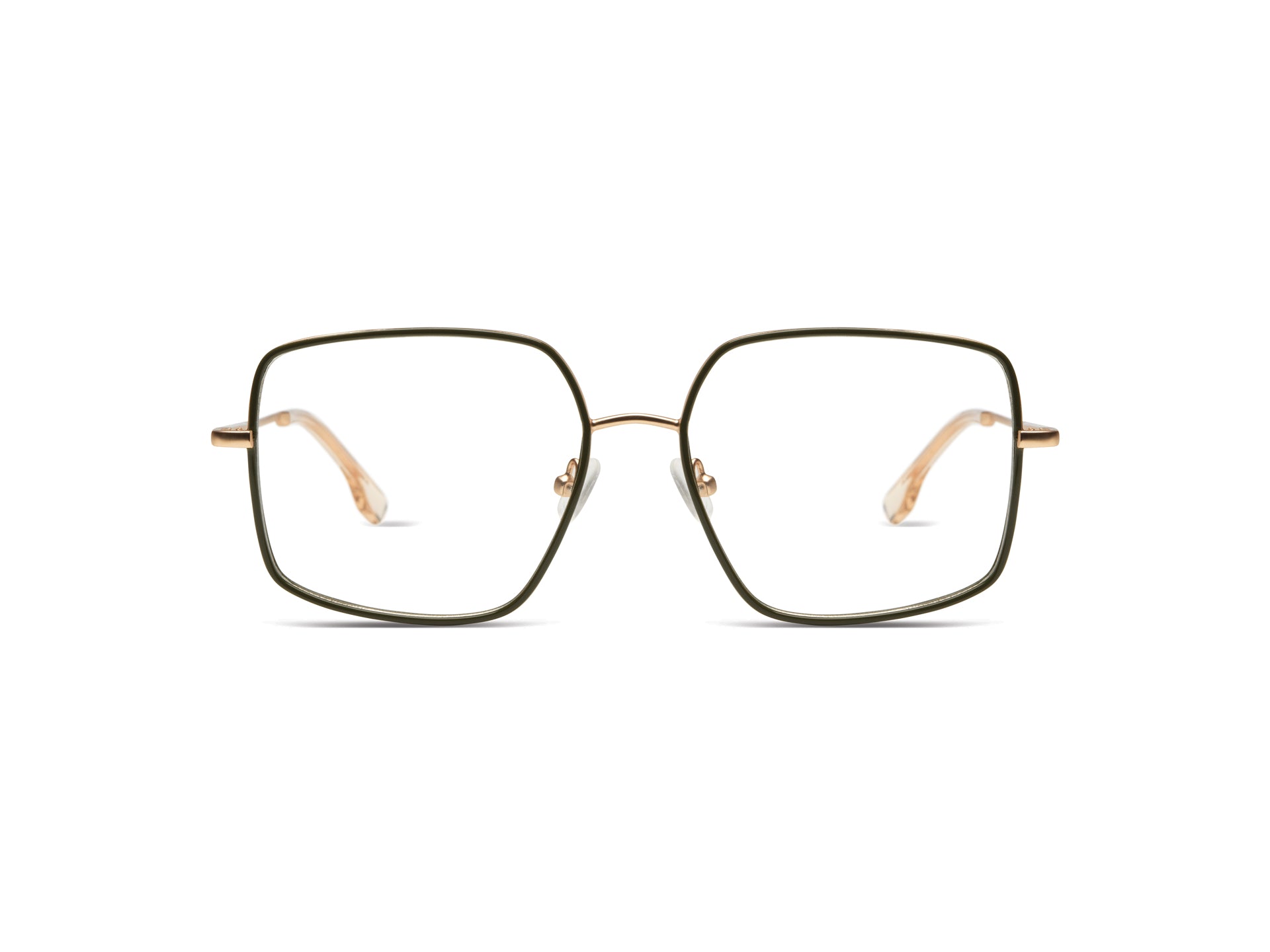 komono-amelia-kaki-rose-gold-matte-sonnenbrille image 1