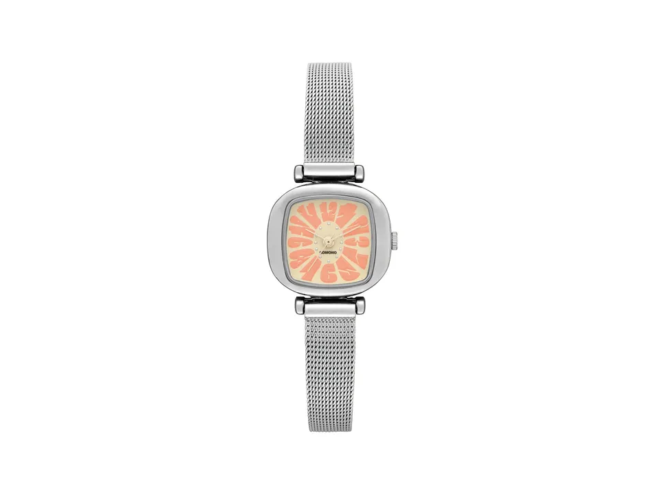 komono-moneypenny-flower-royale-silver-blush-armbanduhr image 1
