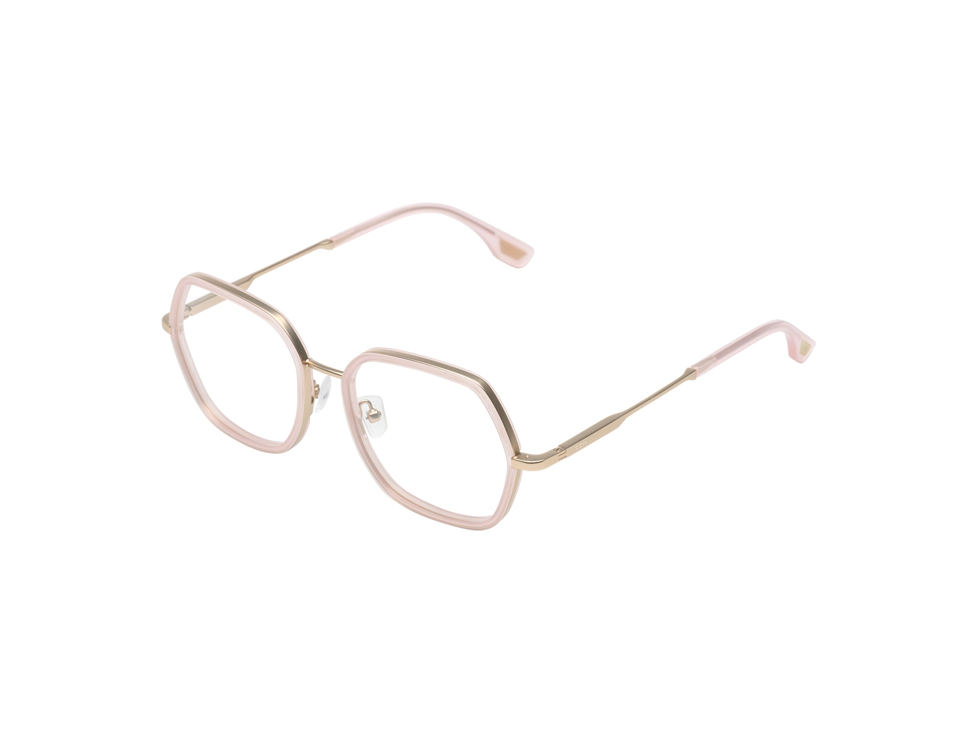 komono-ella-blush-white-gold-matte-brille-matte-brillenfassung-der-optik-kollekt image 2