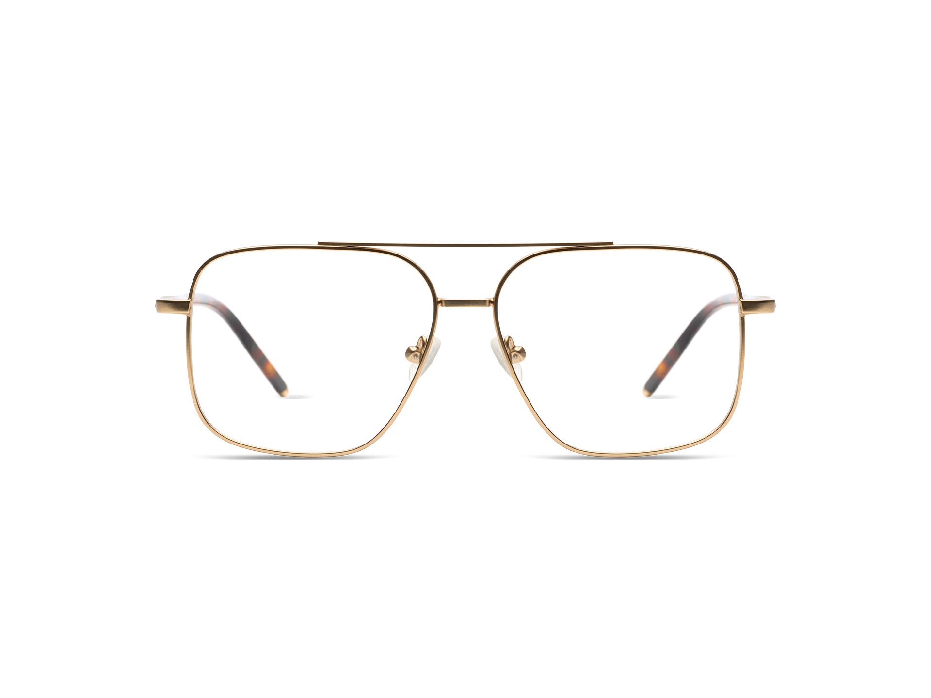 komono-jett-white-gold-matte-aviator-sonnenbrille image 1