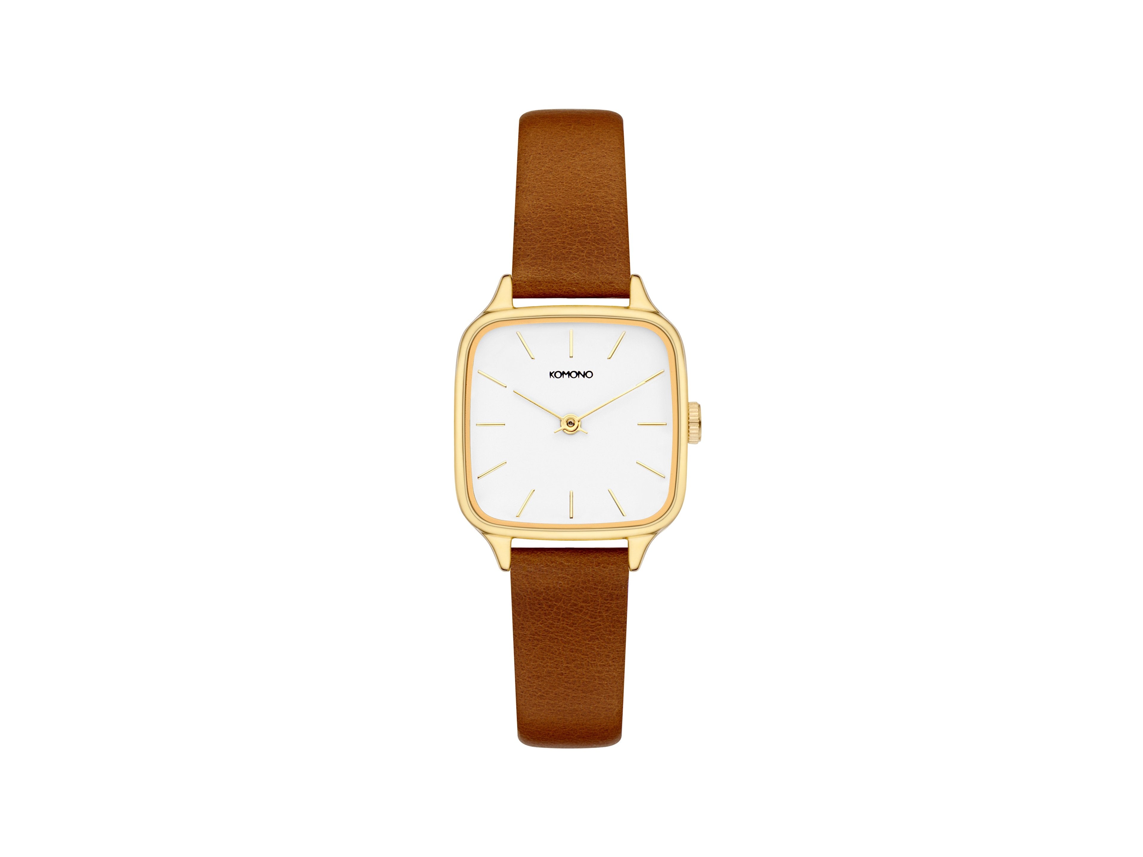 komono-kate-damenuhr-gold-tan image 1