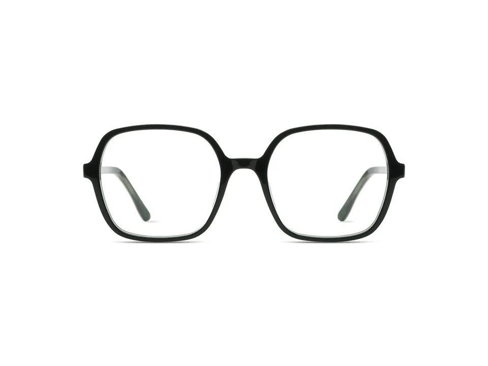 komono-petra-sonnenbrille-green-forest-oversize-eckig-eco-acetat image 1