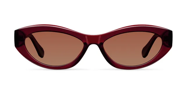 meller-mara-maroon-brown-cat-eye-retro-sonnenbrille image 1