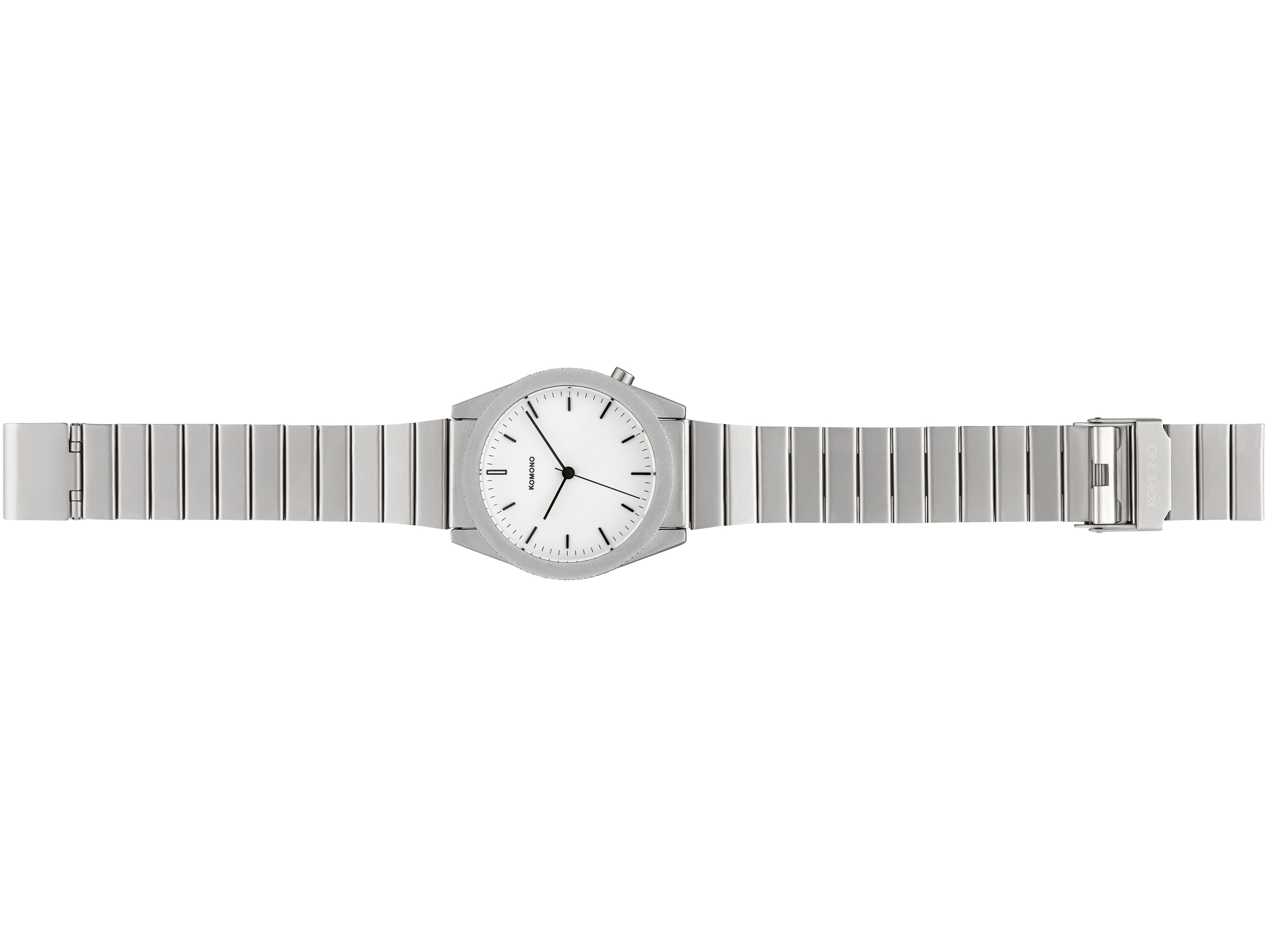 komono-ray-solid-silver-uhr image 4