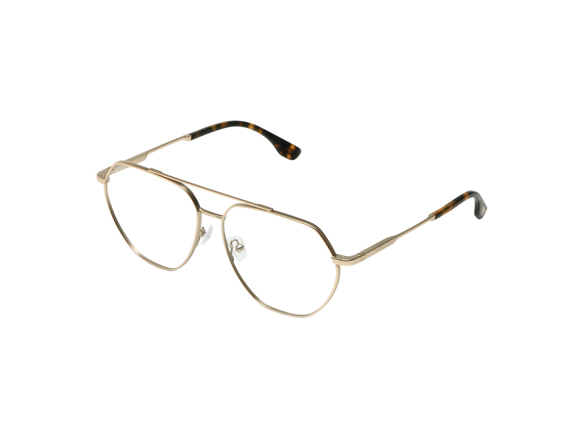 komono-marlowe-brille-white-gold-matte image 2