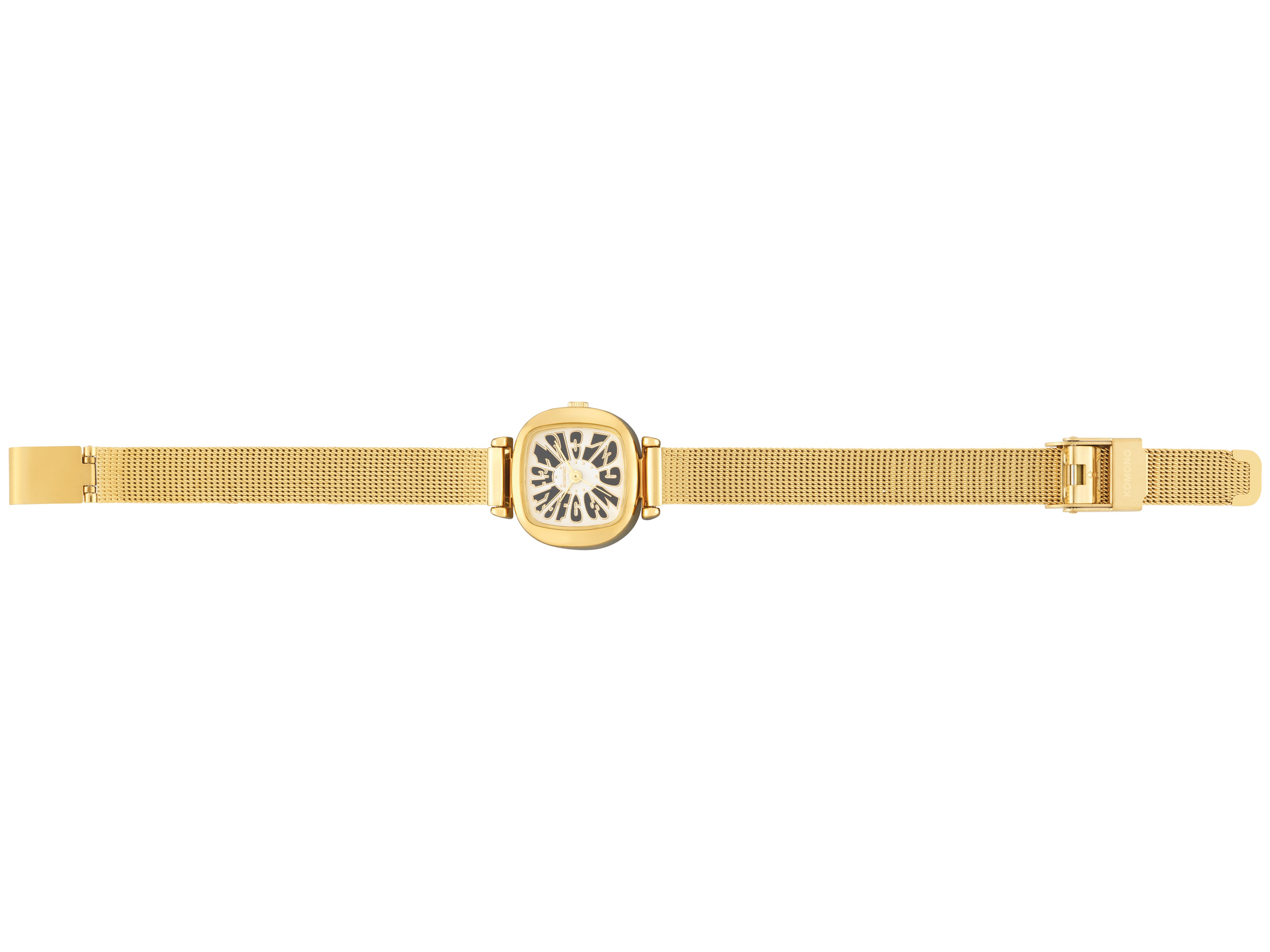 komono-moneypenny-flower-royale-damenuhr-gold-noir-edelstahl image 2