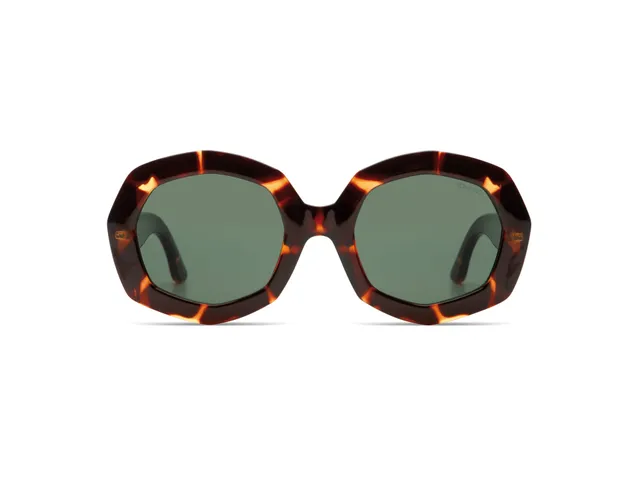 komono-amy-havana-sonnenbrille-achtf-rmiger-rahmen-bio-nylon-tortoise image 1