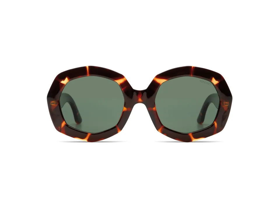 komono-amy-havana-sonnenbrille-achtf-rmiger-rahmen-bio-nylon-tortoise image 1