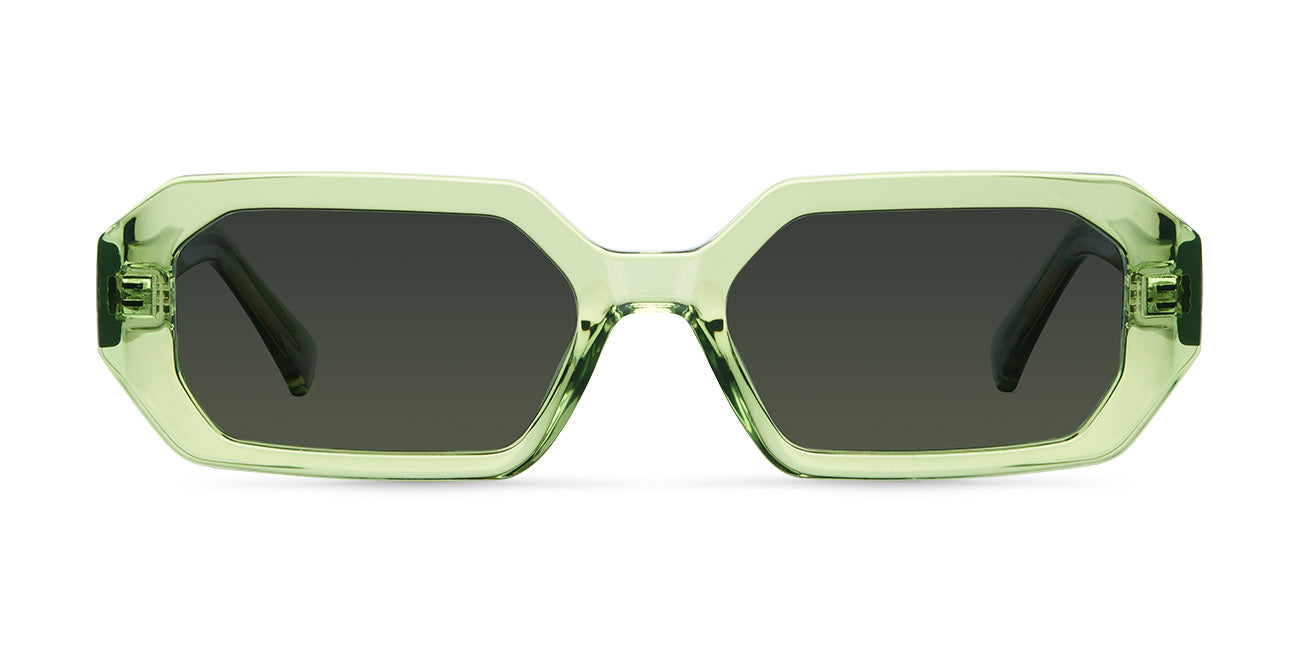 meller-esi-lime-olive-geometrische-sonnenbrille-mit-gr-nen-gl-sern image 1