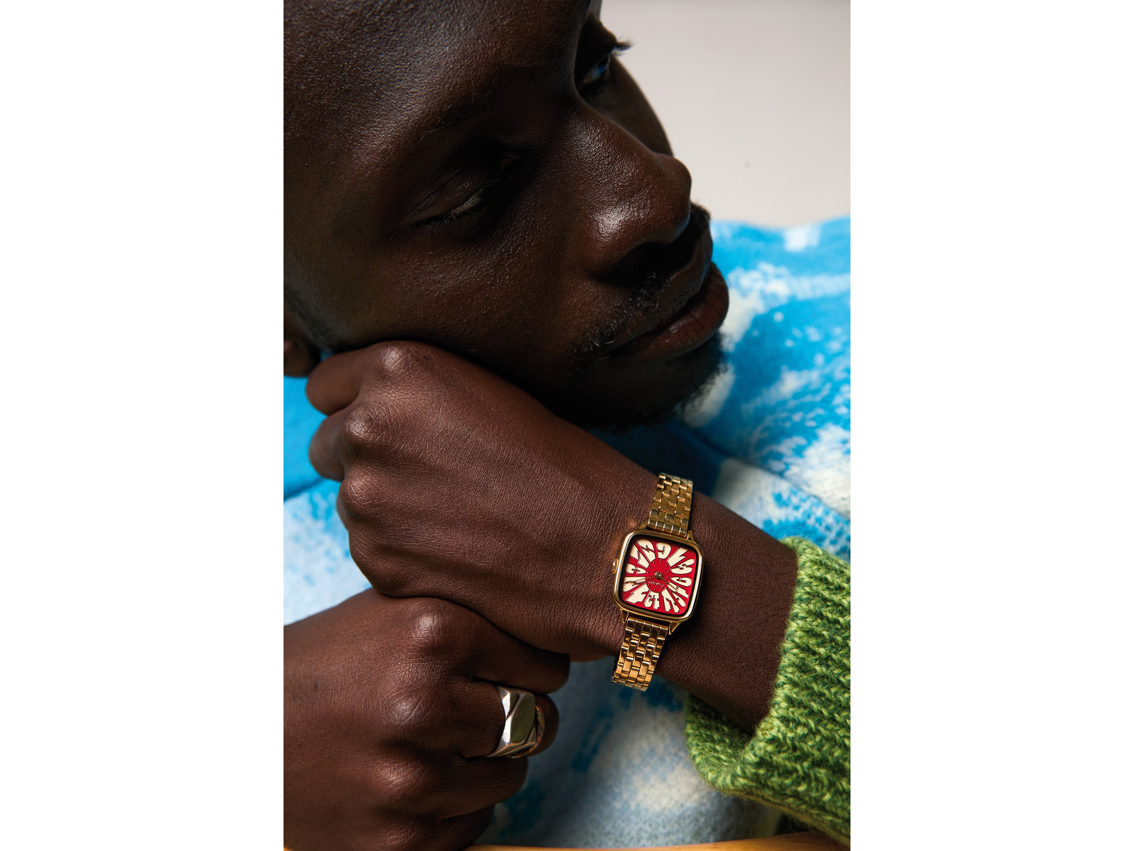 komono-kate-estate-flower-gold-bordeaux-armbanduhr image 3