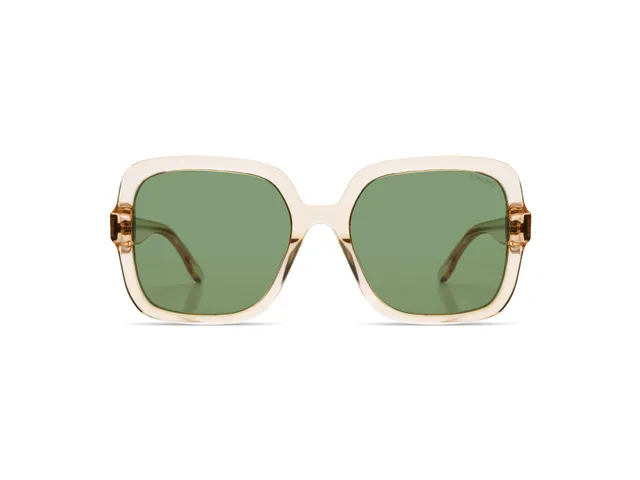 komono-miley-champagne-rose-gold-matte-sonnenbrille-oversize-eckig-polarisiert image 1