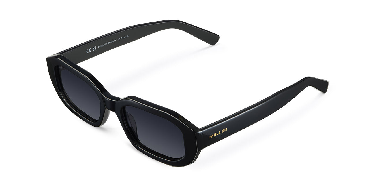 meller-kessie-all-black-geometrische-streetstyle-sonnenbrille image 2