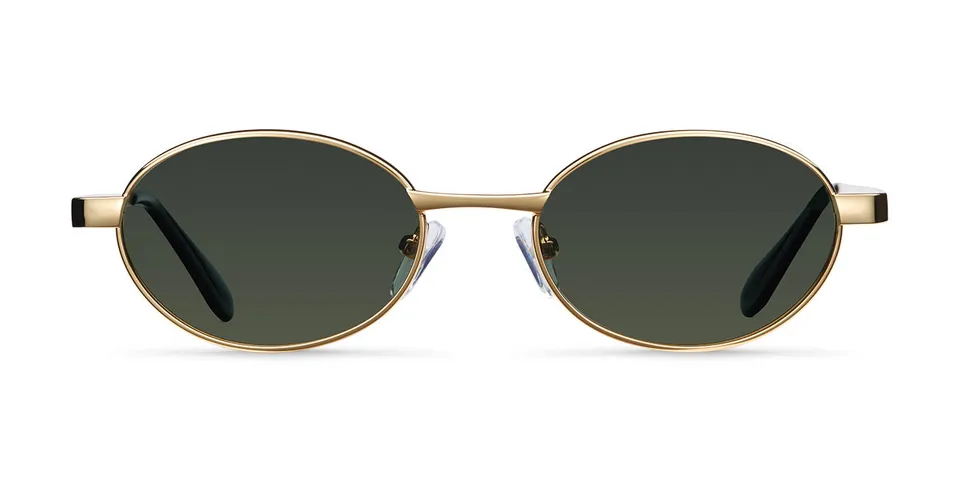 meller-kadi-gold-olive-sonnenbrille-oval-metallgestell-braune-gl-ser image 1