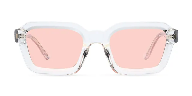 meller-nayah-minor-peach-sonnenbrille-quadratische-bio-fassung-mit-70er-design-u image 1