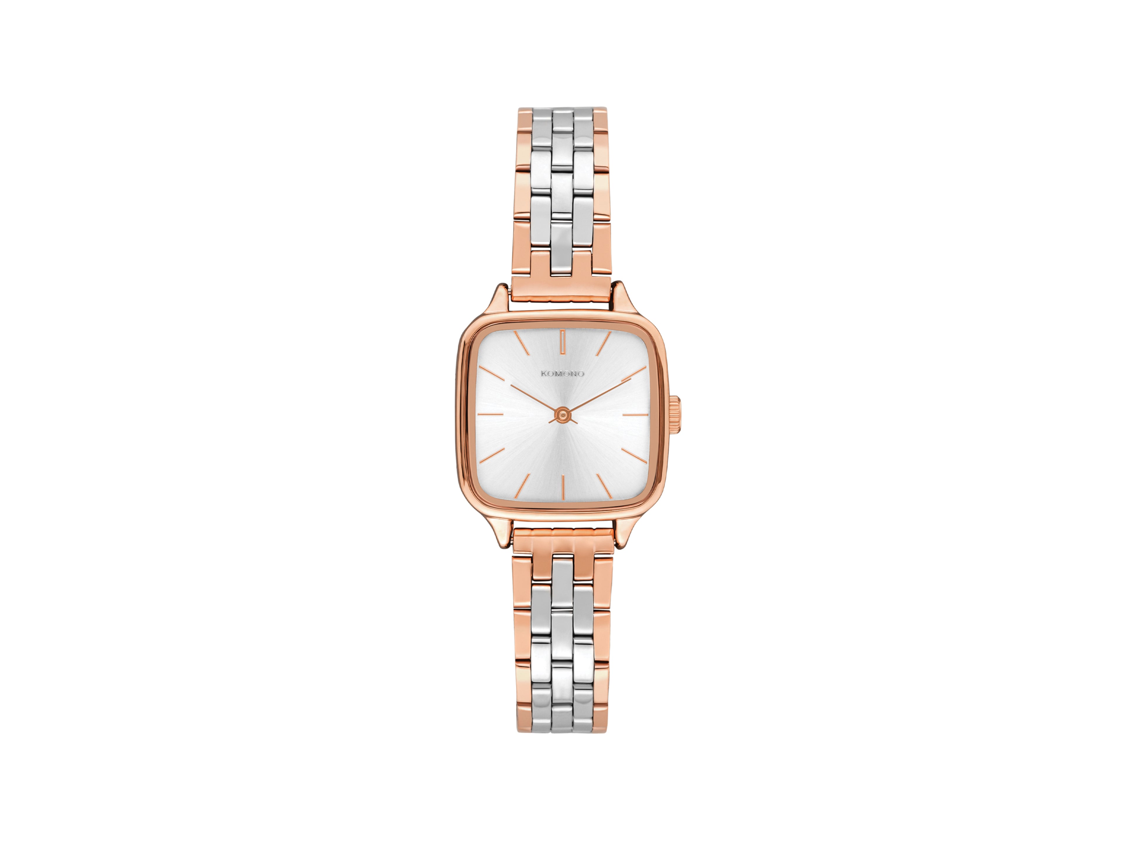 komono-kate-estate-uhr-edelstahl-armband-in-ros-gold-silber-damenuhr image 1