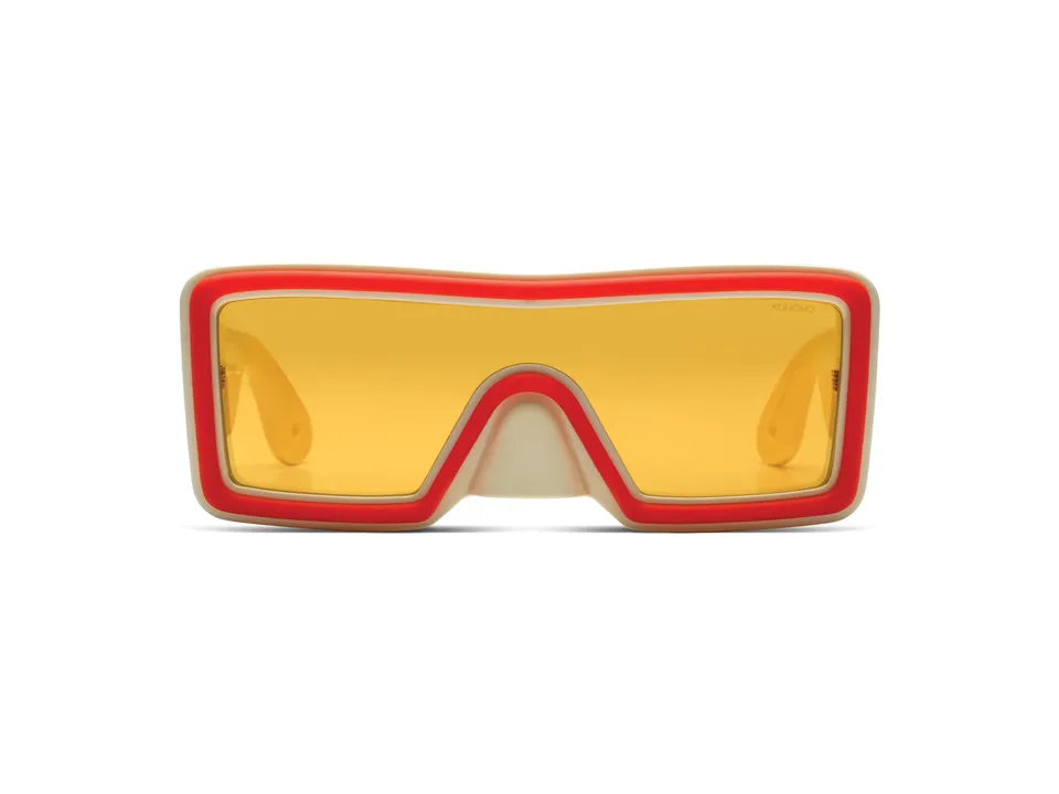 komono-x-walter-van-beirendonck-ufo-white-ultra-orange-sonnenbrille-aus-bio-plas image 1