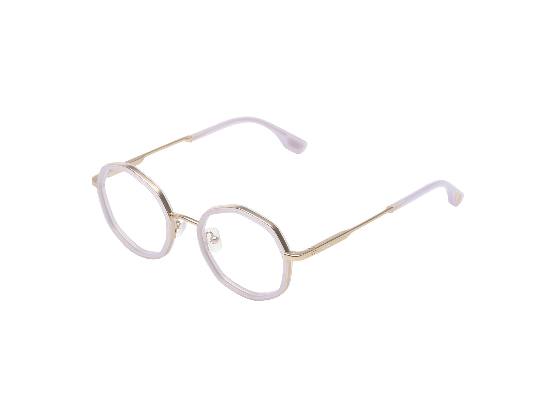 komono-sofia-slims-lavender-white-gold-matte-lesebrille-fassung image 2