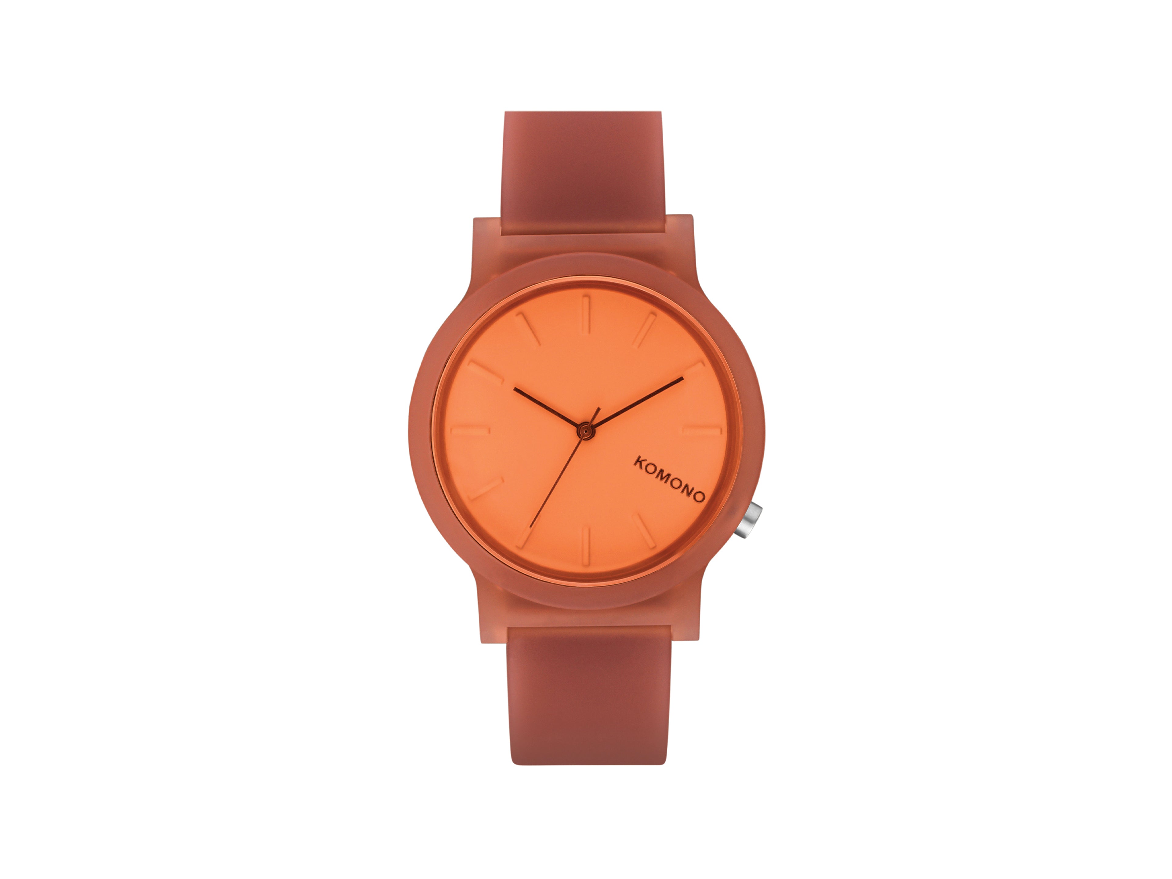 komono-mono-rosewood-uhr-mit-silikonarmband-rot-braun image 1