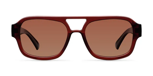 meller-shipo-maroon-brown-oversize-piloten-sonnenbrille image 1