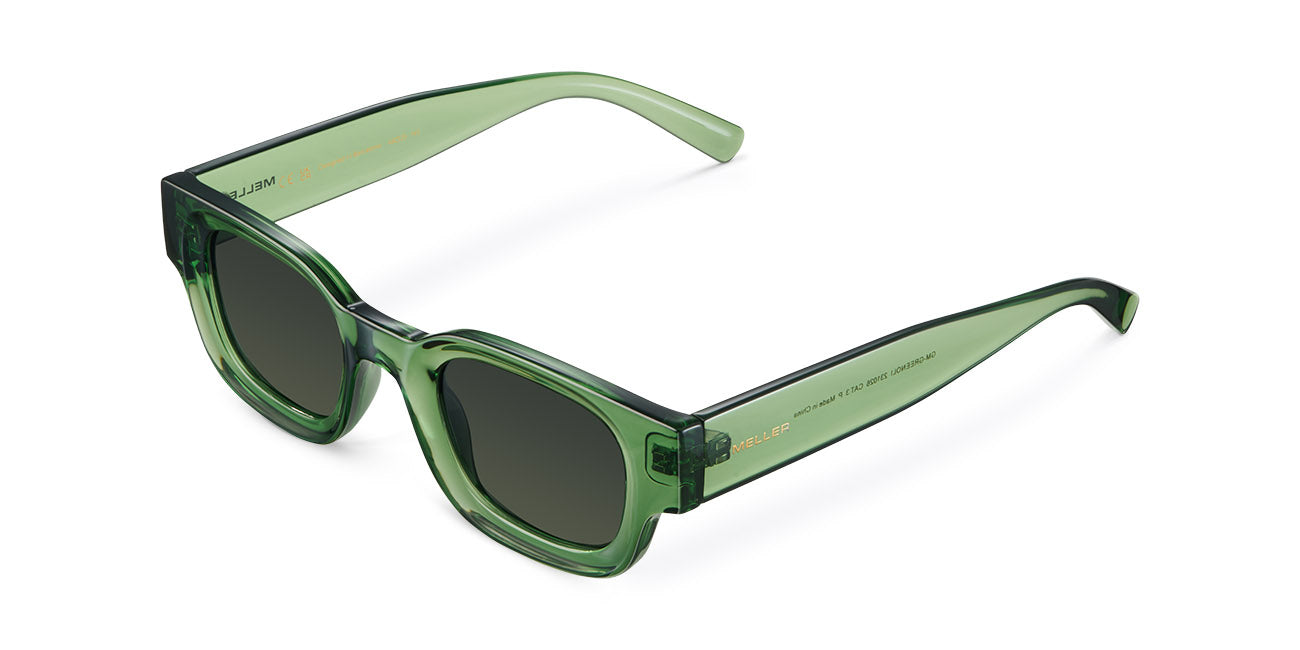 meller-gamal-all-olive-sonnenbrille-runde-form-kr-ftiger-rahmen-bio-basiertes-ma image 2