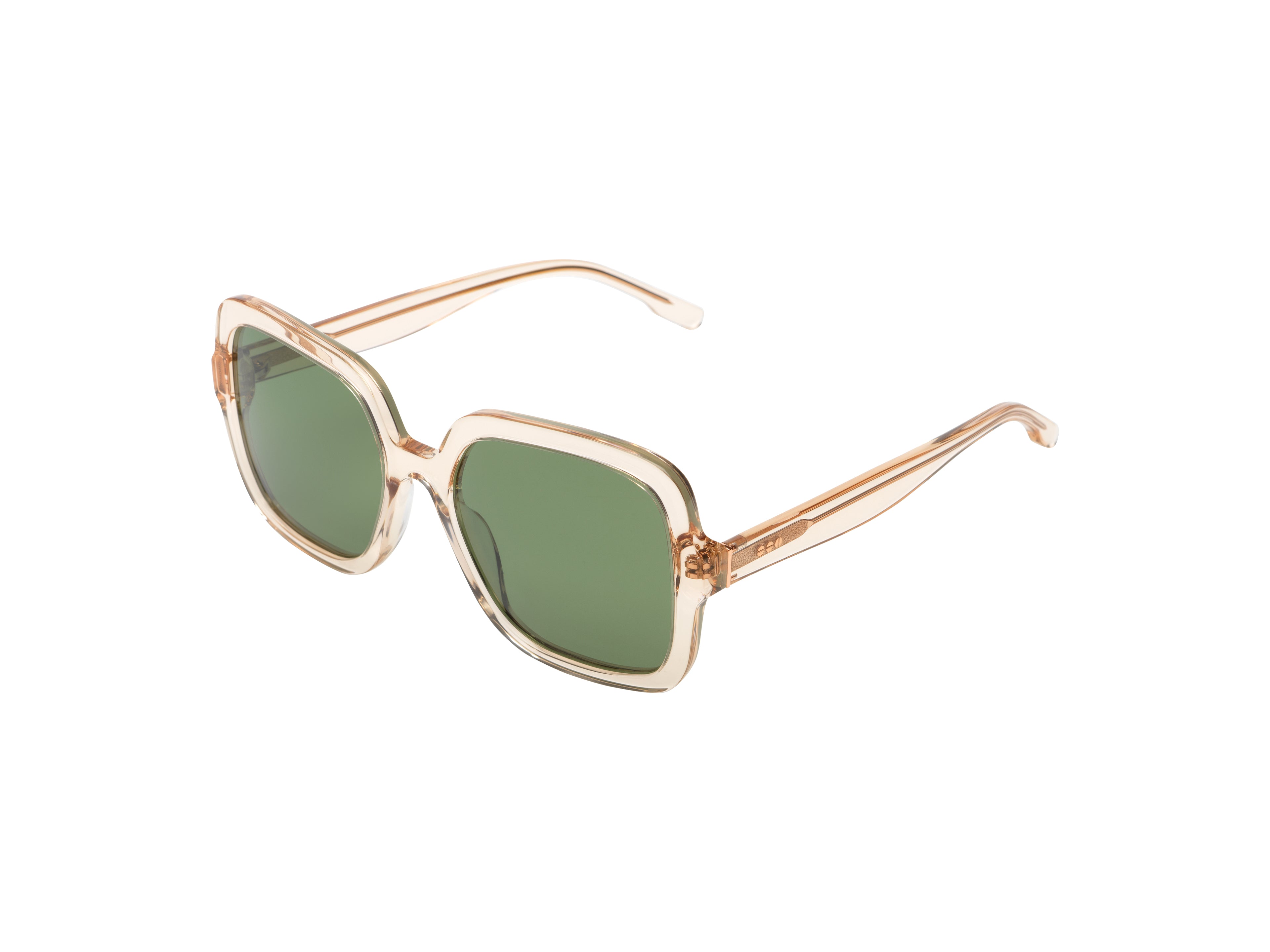 komono-miley-champagne-rose-gold-matte-sonnenbrille-oversize-eckig-polarisiert image 2