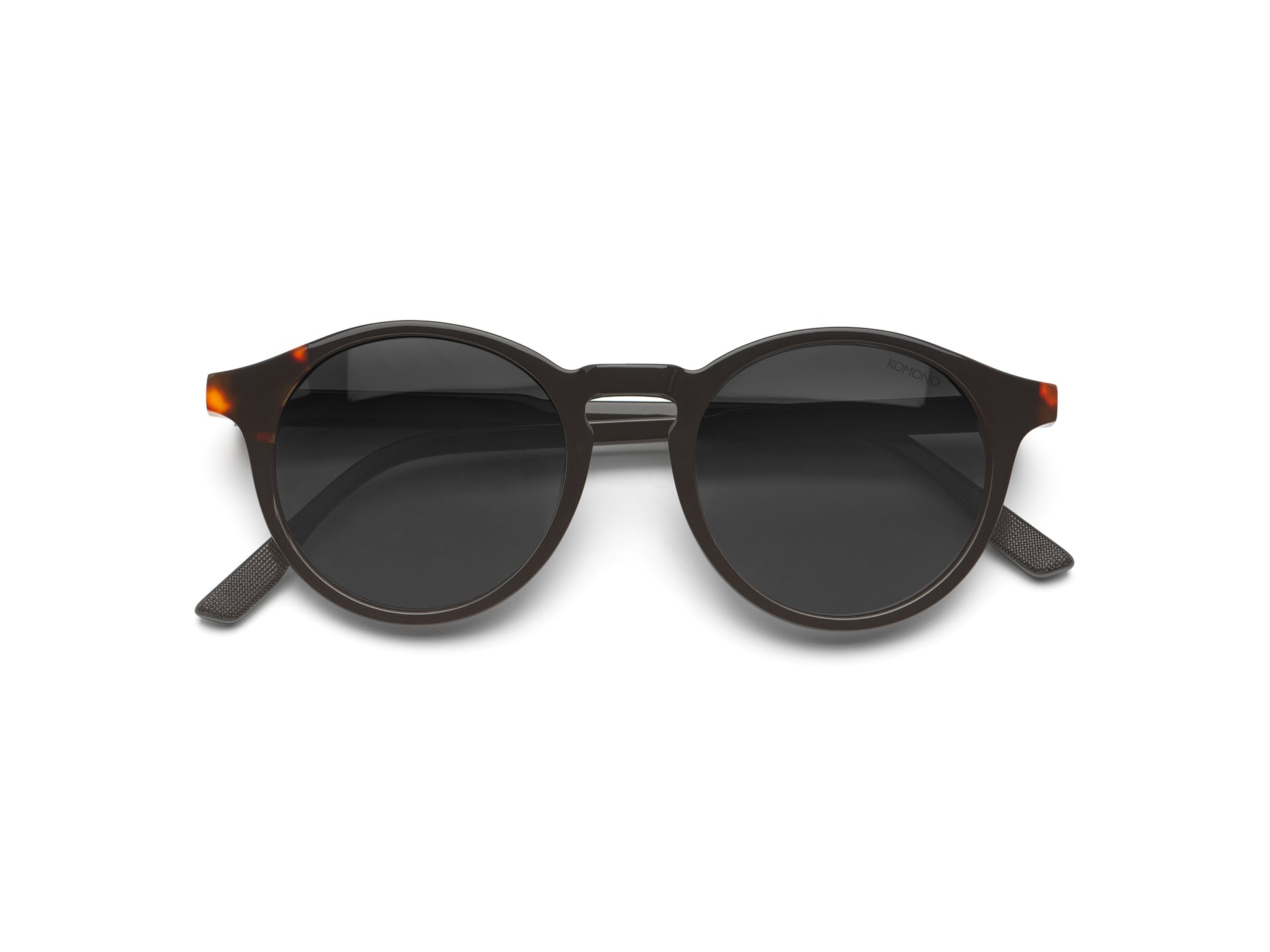 komono-archie-tortoise-black-sonnenbrille-rund-polarisiert image 2