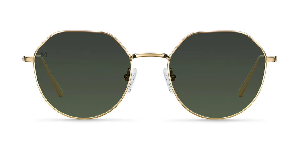 meller-aldabra-gold-olive-sonnenbrille-geometrisches-metallgestell-chauen-famili image 1