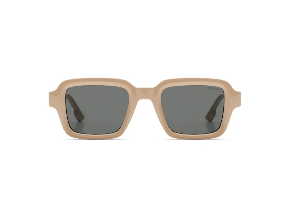 komono-lionel-almond-eckige-sonnenbrille-aus-bio-nylon image 1