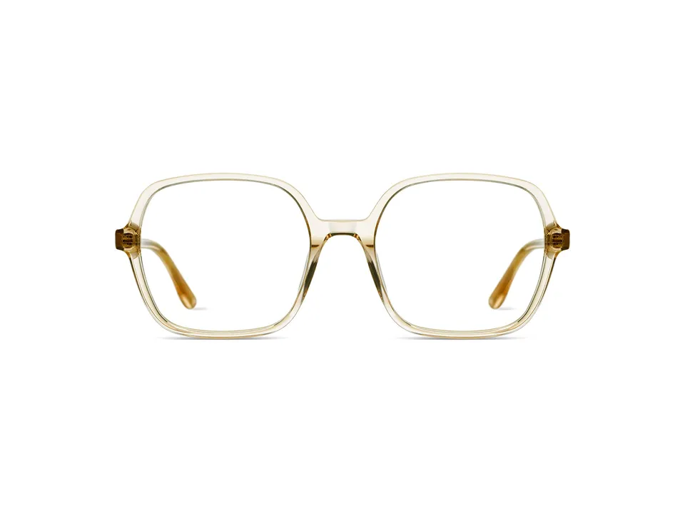 komono-petra-champagne-oversized-quadratische-sonnenbrille-aus-eco-acetat-medium image 1