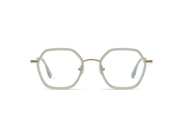komono-nora-slims-pistachio-white-gold-matte-brillenfassung image 1