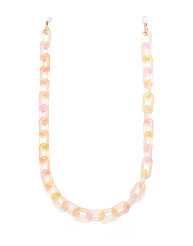 hawkers-link-big-chain-brillenkette-rosa-gelb-einheitsgrf6dfe image 1