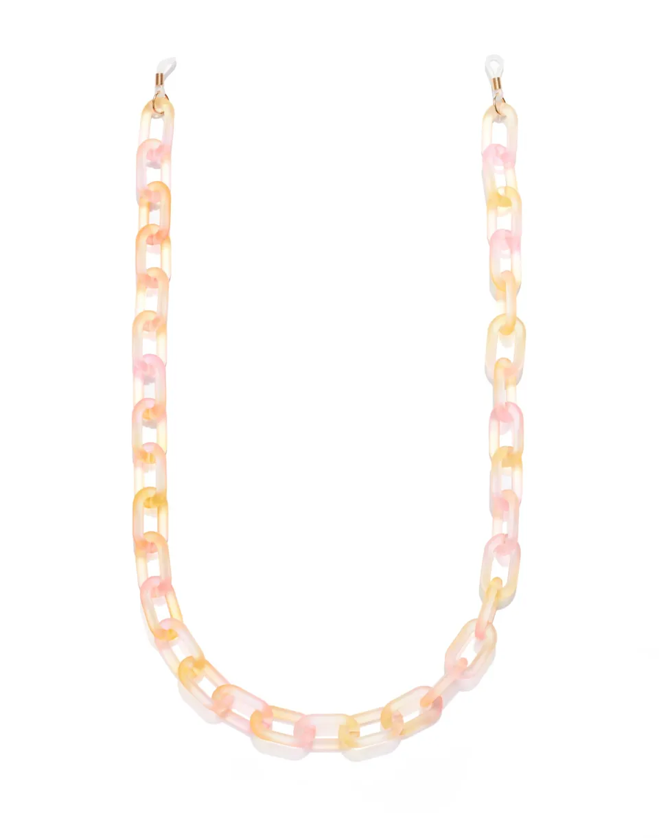hawkers-link-big-chain-brillenkette-rosa-gelb-einheitsgrf6dfe image 1